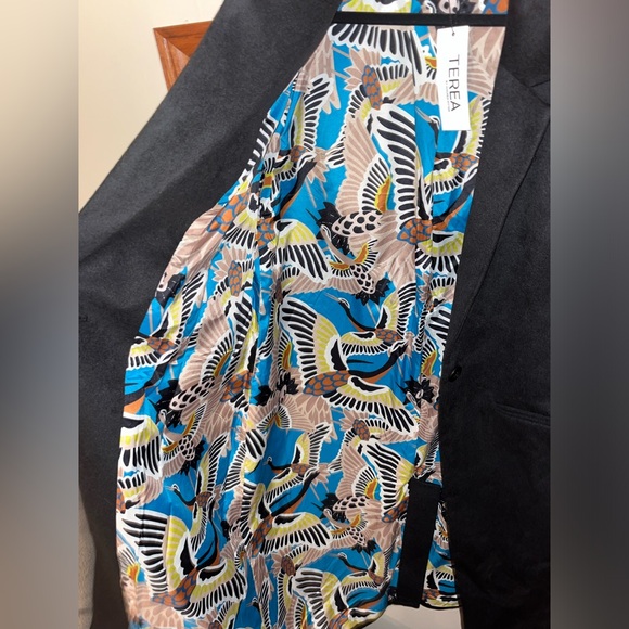 NWT TEREA by Andrea Pitter Crane Embellishment Coat - Picture 8 of 11